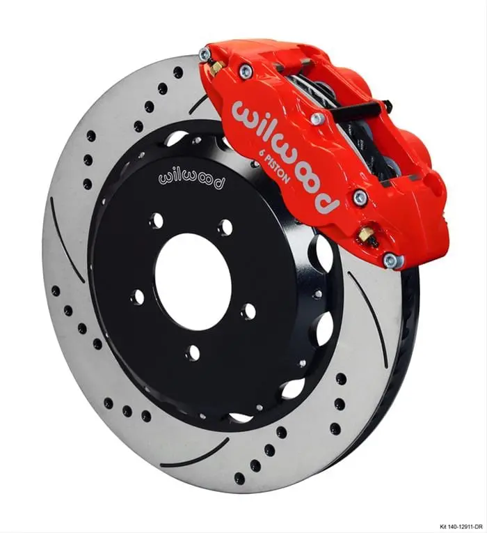 Wilwood 140-12911-Dr Forged Superlite 6R Front Big Brake Kit – Narrow Caliper Design 1