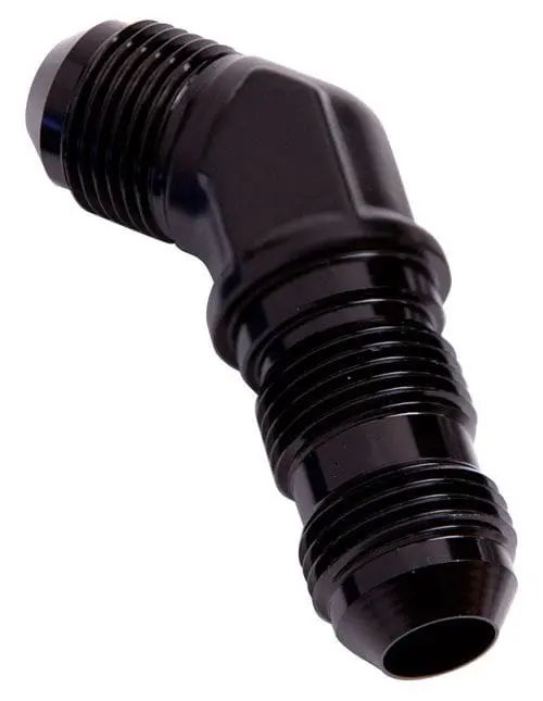 -3An 45° An Bulkhead Fitting – Black Anodized Af837-03Blk 1