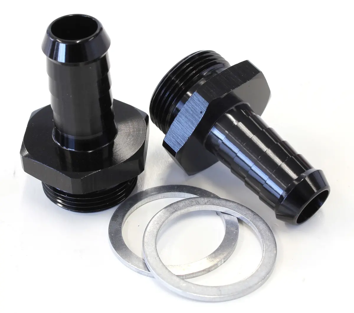 Af700-02Blk Carburetor Adapter: 1/2" Male Barb To 7/8"–20 Thread 1