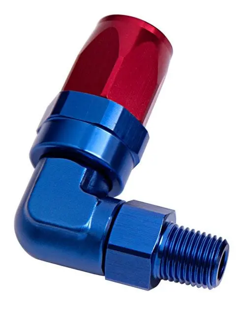 3/8-Inch Male Npt To -6An Swivel Hose End – 90-Degree Tapered Fitting 1