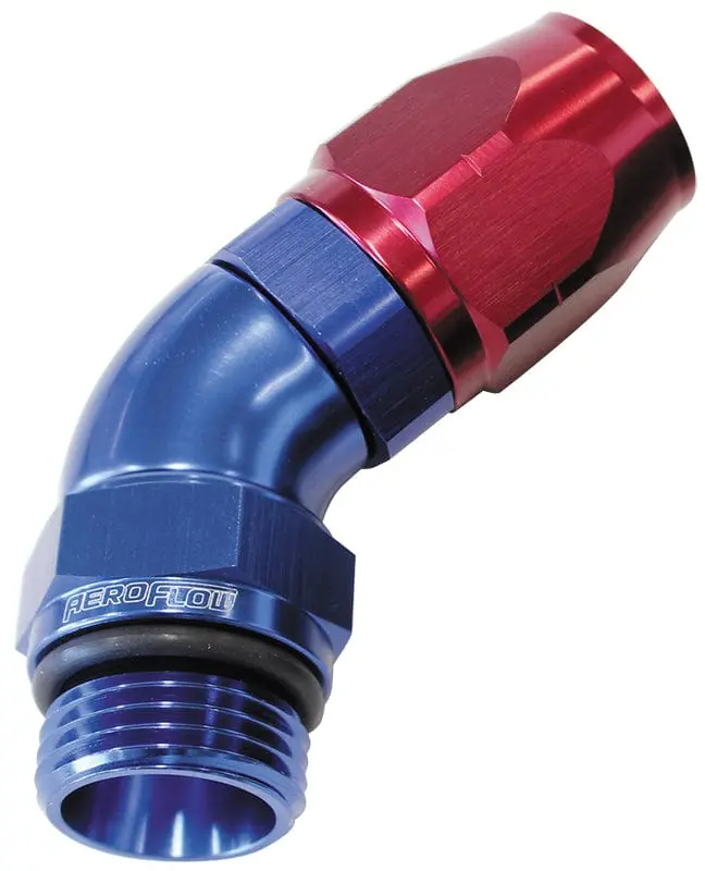 Af544-10-10 Full-Flow 45° Male Orb Swivel Hose Fitting (-10 Orb To -10An) 1