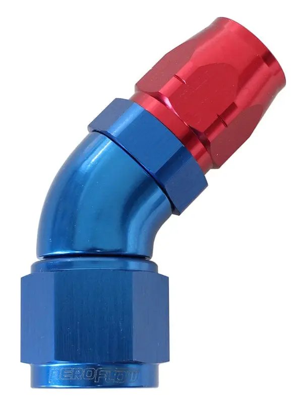 Af 550 Series -6An To -8 Hose Swivel Fitting – 45° Stepped Cutter Style 1