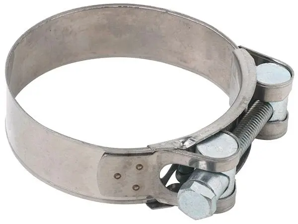 Stainless Steel T-Bolt Hose Clamp For 52–55Mm Diameter Tubing 1