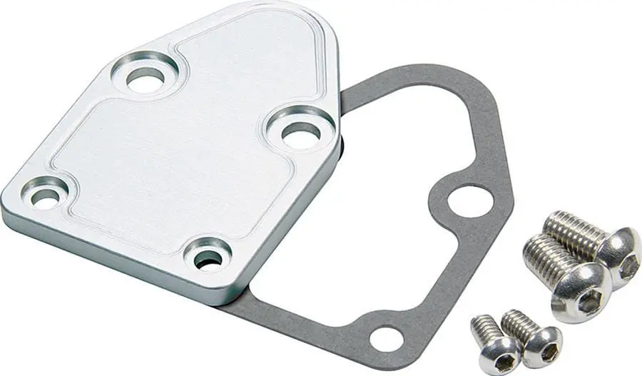 Allstar Performance All40301 Billet Aluminum Fuel Pump Block-Off Plate 1