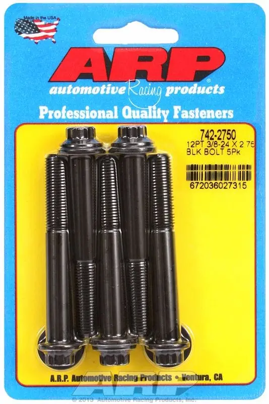 Ar742-2750: 12-Point Black Oxide Bolt Kit (5-Pack) 1