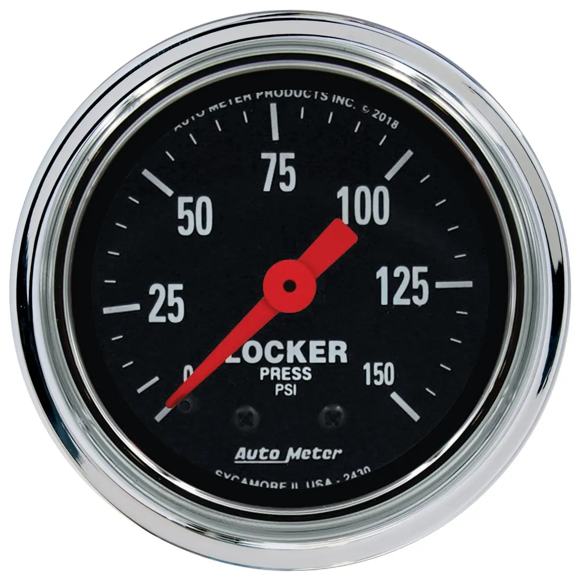 Autometer Traditional Chrome Analog Gauge Set For Classic Dash Styling 1
