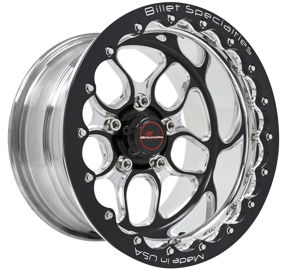 Billet Specialties Win Lite Beadlock Wheel – 17" X 9" Black Anodized (Brsb25107355N) 1