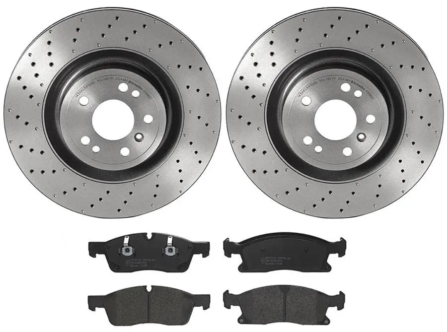 Brembo Kt04094 Performance Brake Pad And Rotor Kit 1