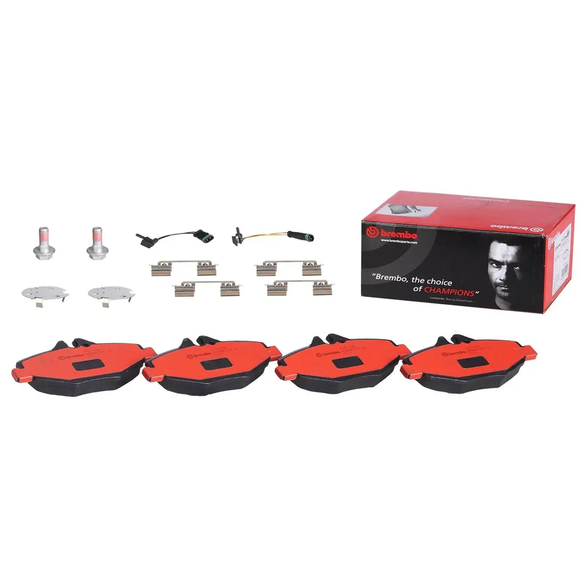 Brembo Ktx4071 Front Disc Brake Pad And Rotor Kit 1