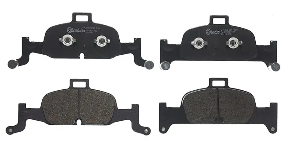 Brembo P85164 Low-Metallic Brake Pad Set – Front/Rear Compatible 1