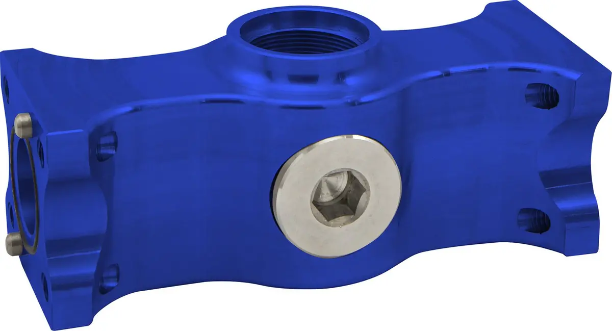 Cvr Universal Water Pump Manifold – Billet Aluminum, Custom Mounting (8001Bl) 1
