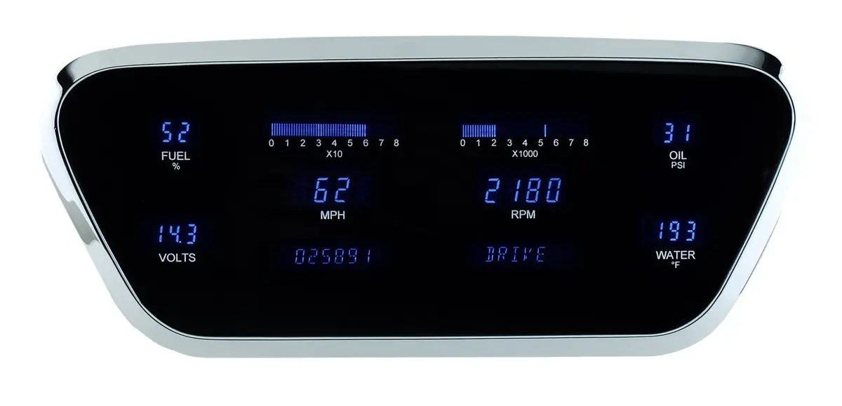 Dakota Digital Vfd3-53F-Pu-O-Z Direct-Fit Gauge Kit For 1953 Ford Trucks 1