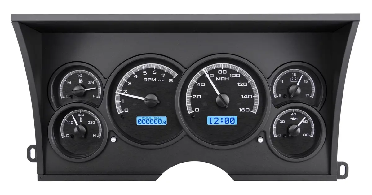 Dakota Digital Vhx-88C-Pu-K-B Direct-Fit Analog Gauge System 1