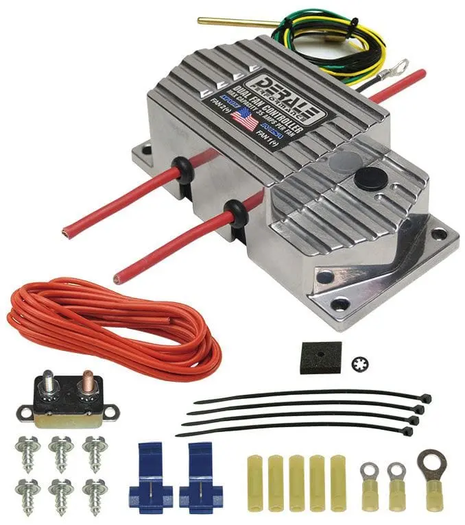 Derale Dual Electric Fan Controller With Adjustable 35A Per-Channel Output - Dp16788 1