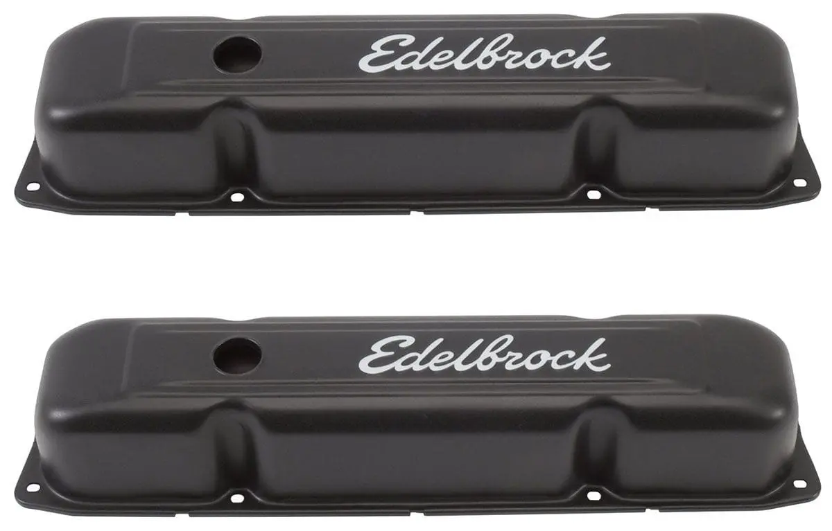 Signature Series Matte Black Aluminum Valve Covers With Gasket Seal Design 1