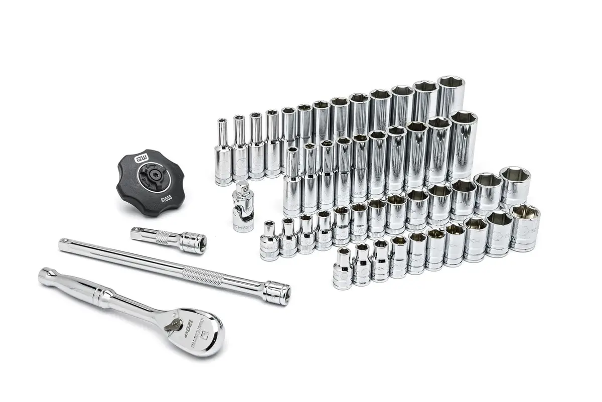 Gearwrench 51-Piece 120Xp 6-Point Professional Mechanic Tool Set – 80300P 1
