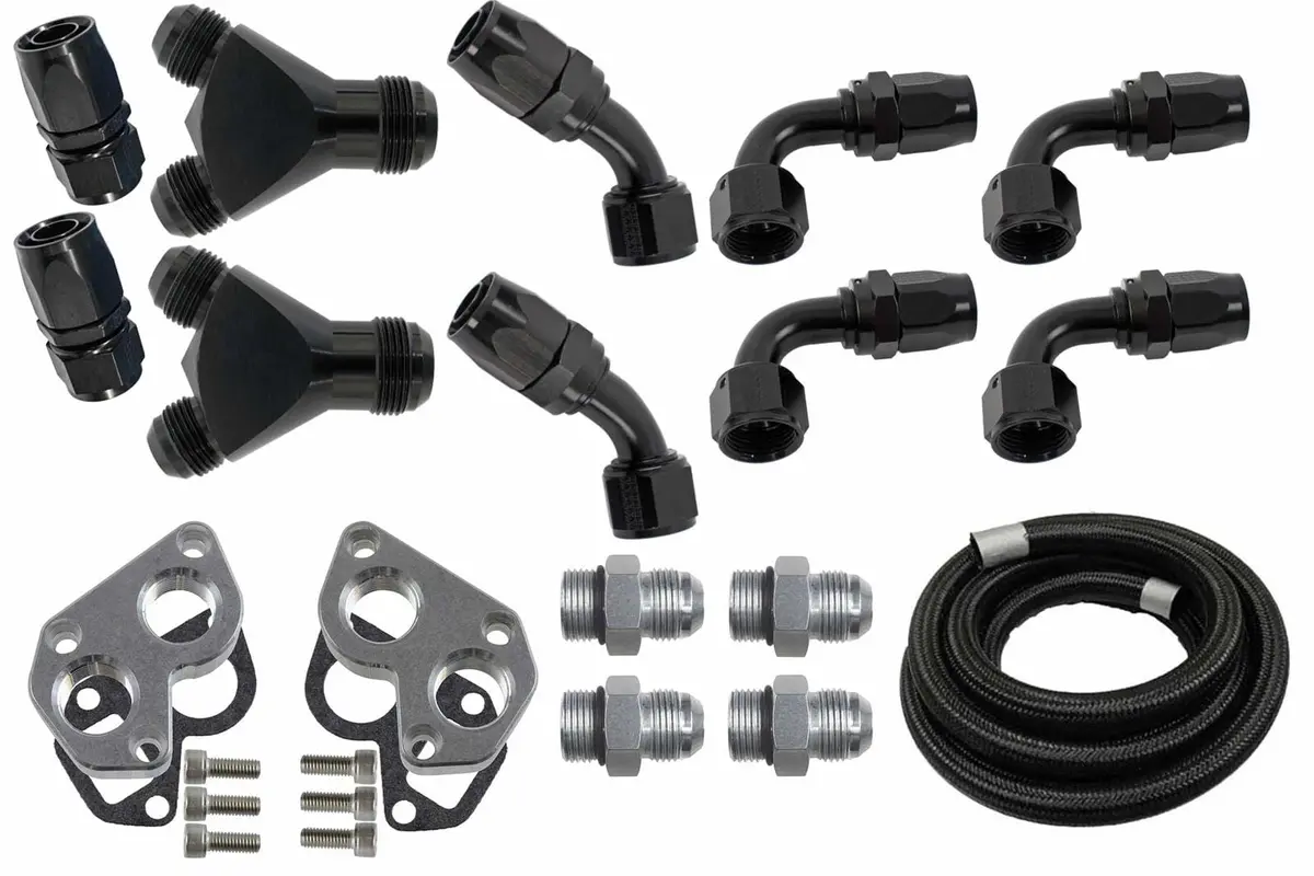 Ict Billet Radiator Hose Kit – Direct-Fit, Heat-Resistant (551050-Rmtwp) 1