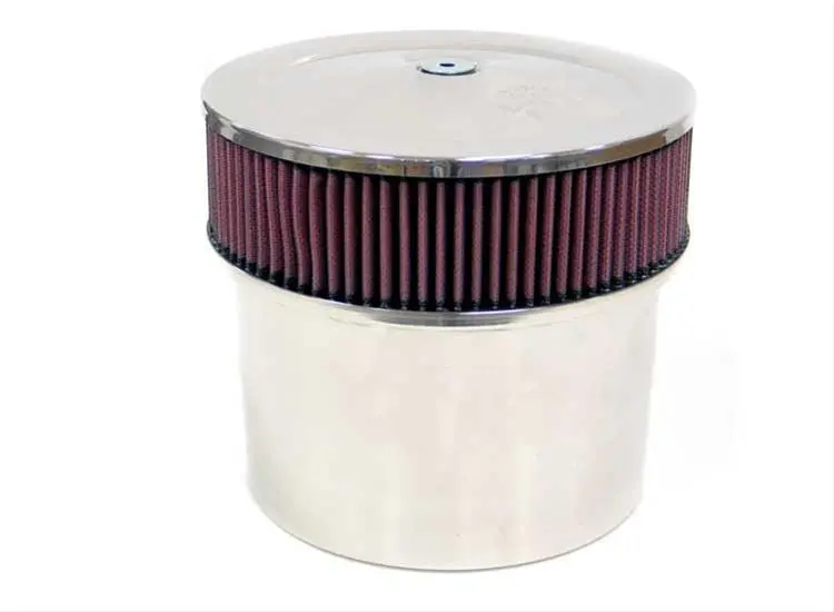 K&N Velocity Stack Air Cleaner Assembly – High-Flow Intake For Racing Engines (58-1200) 1