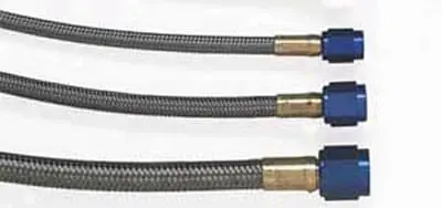Nos Stainless Steel Braided Brake Or Fuel Hose – Authentic Vintage Replacement 1