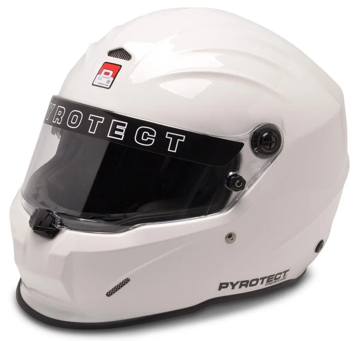 Prosport Pyhw800420 Duckbill-Style Racing Helmet – White, Large Size 1
