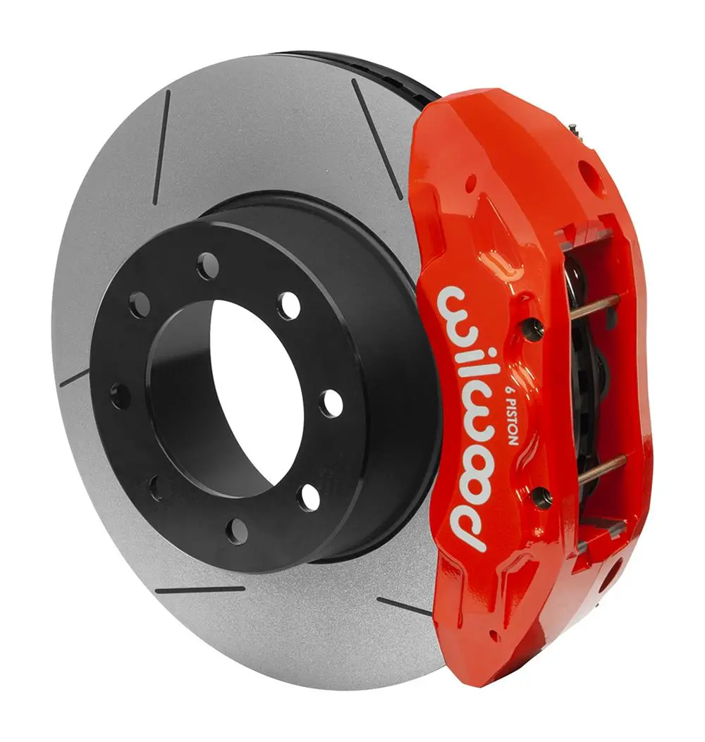 Wilwood Tx6R Big Brake Rear Kit – Six-Piston Calipers With Slotted Rotors 1